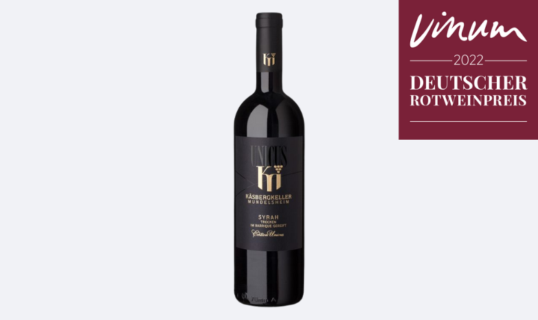 Mundelsheimer Syrah trocken Unicus 2019 - Deutscher Rotweinpreis 2022