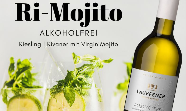 Lauffener-Ri-Mojito mit dem Riesling - Rivaner alkoholfrei
