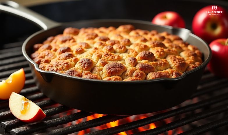 Lauffener Weingärtner präsentiert: Apple Crumple auf dem Grill - das perfekte Dessert