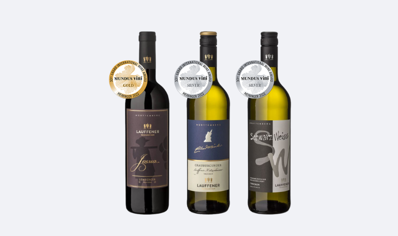 1 x Gold und 2 x Silber beim Mundus Vini Spring Tasting 2022